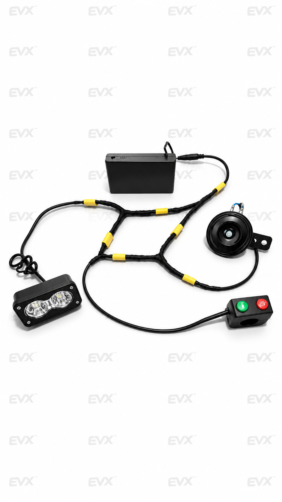 EVX "BATTERY POWERED" BAJA LIGHT AND HORN