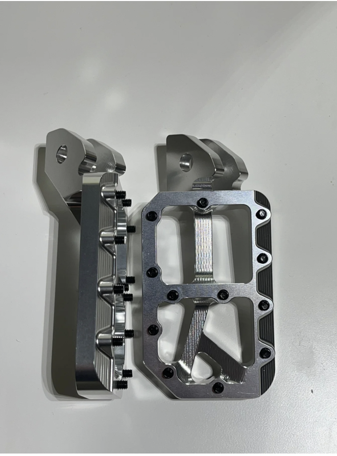 Black/Silver Foot Pegs