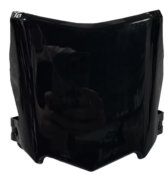 Glossy Black 'Motocutz' Front plate