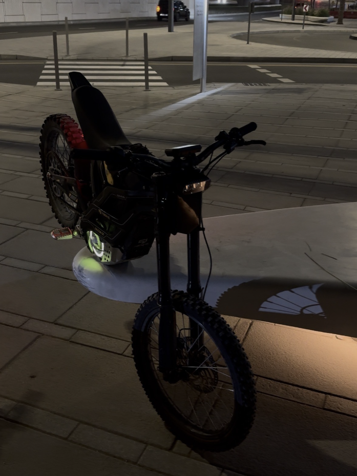 Glossy Black 'Motocutz' Front plate